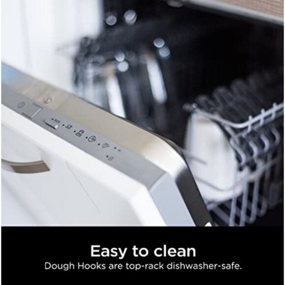 Ninja Foodi Dough Hooks for Power Mixer CI100 Series System Stainless Steel - Picture 4 of 9